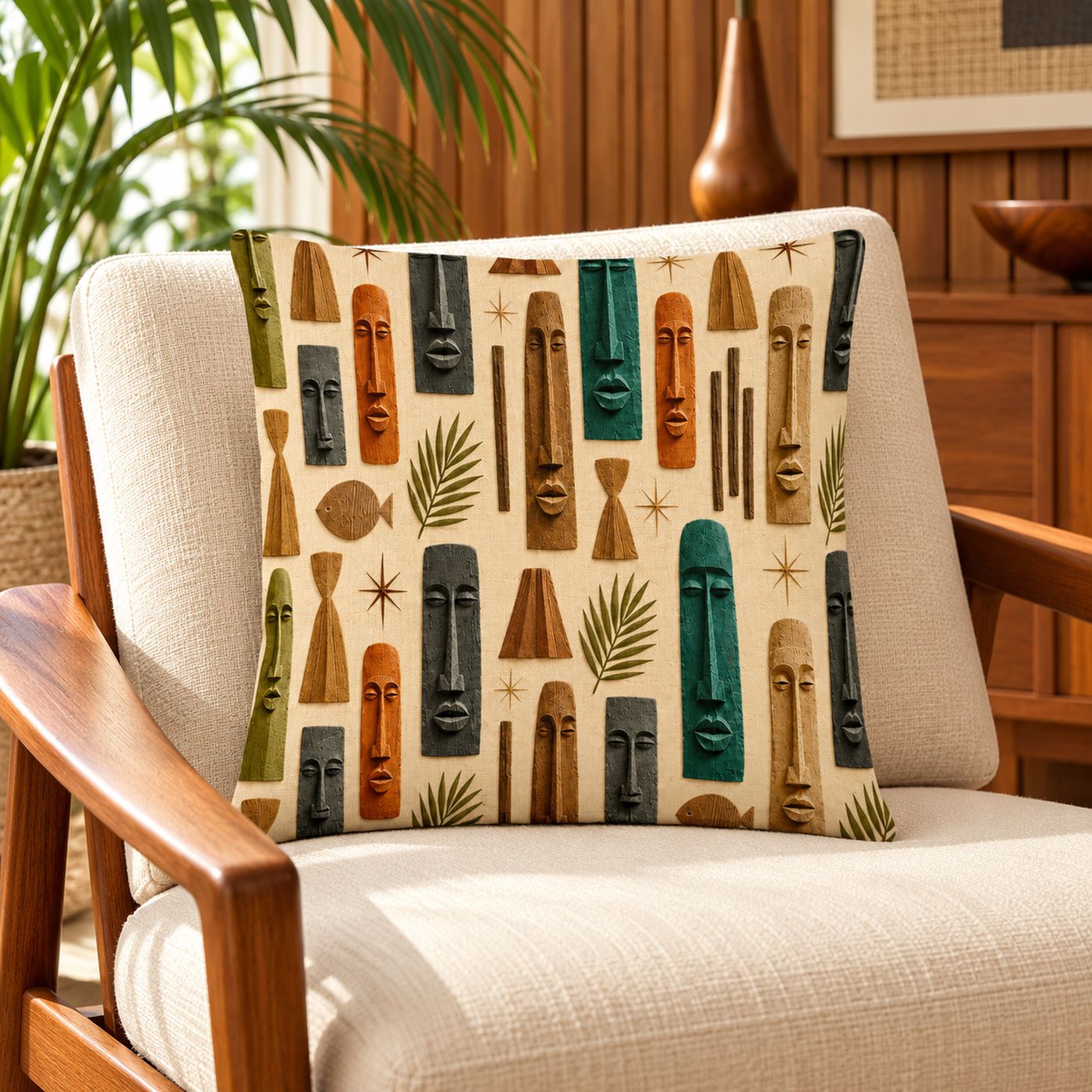 Modgli Tiki Premium Pillow
