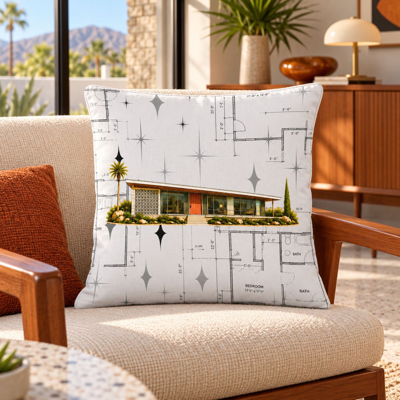 Blueprint Premium Pillow