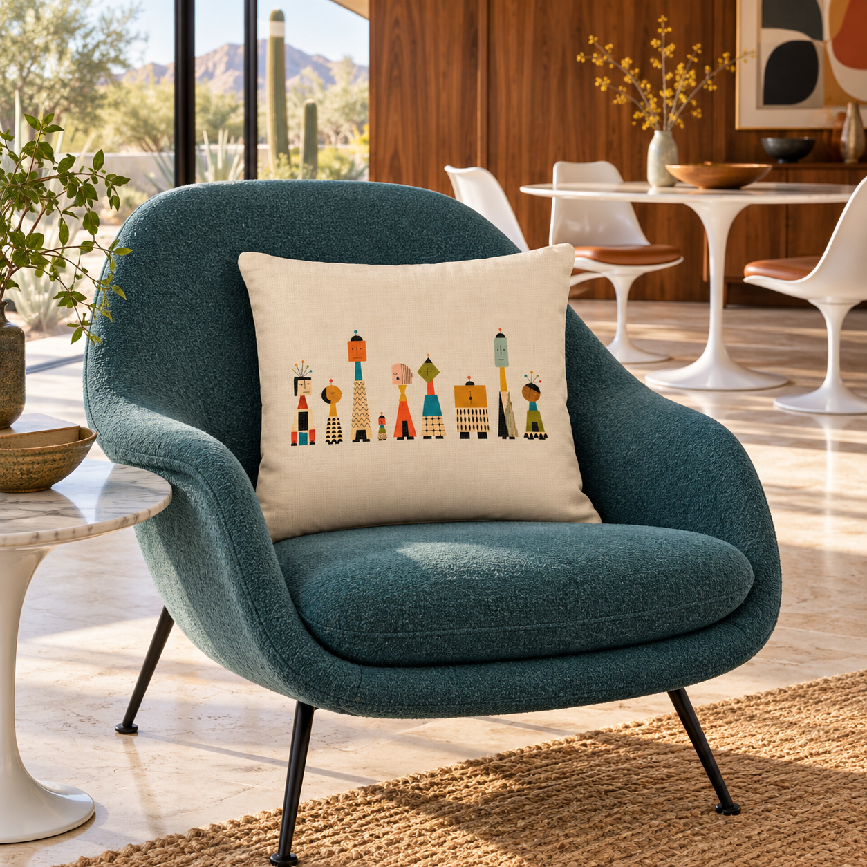 Mod Folk Premium Pillow