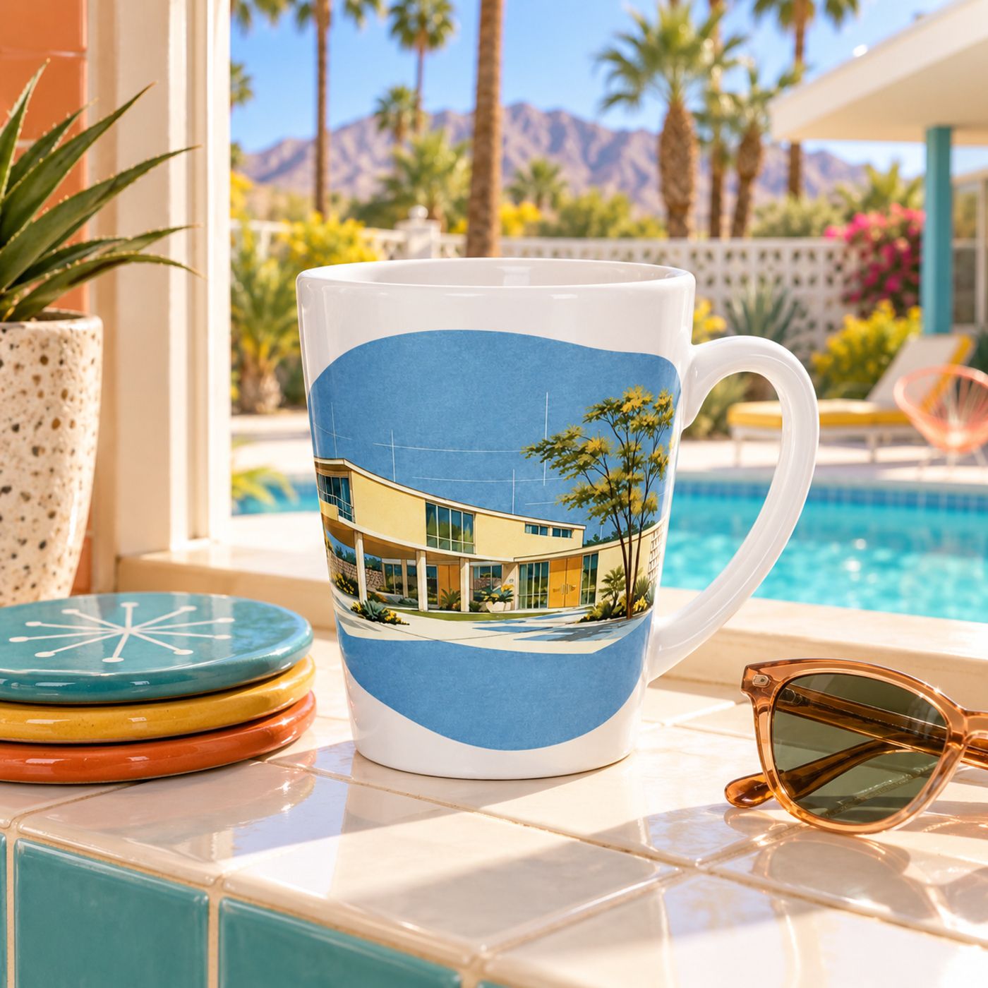 Suburbia Latte Mug 4