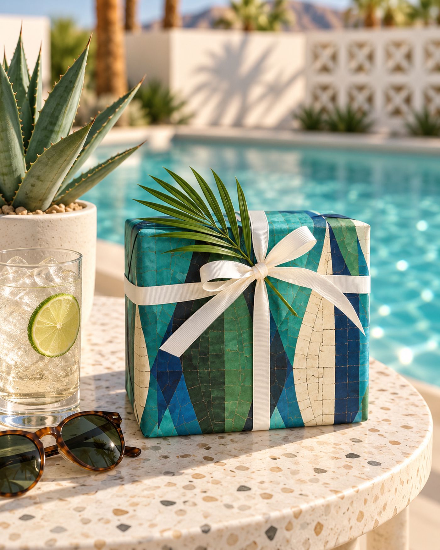 Mosaica B Wrapping Paper Sheets