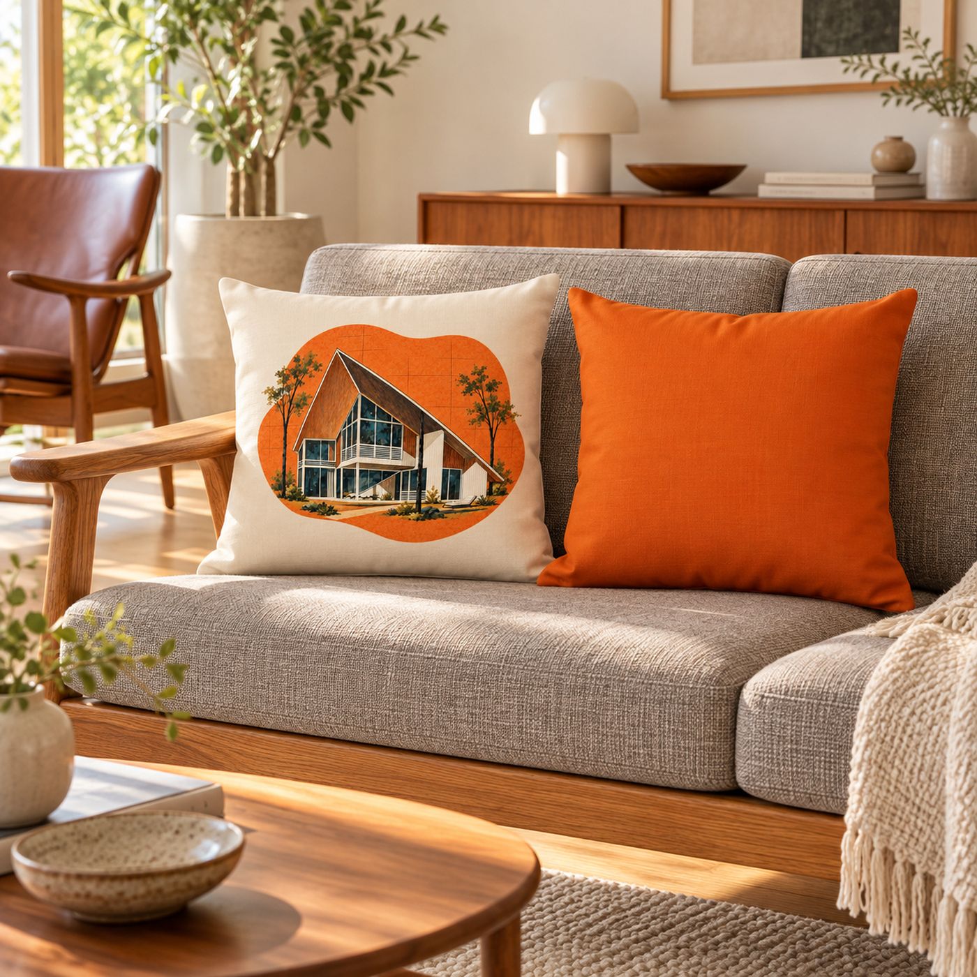 Suburbia "A-Frame Chalet" Premium Pillow