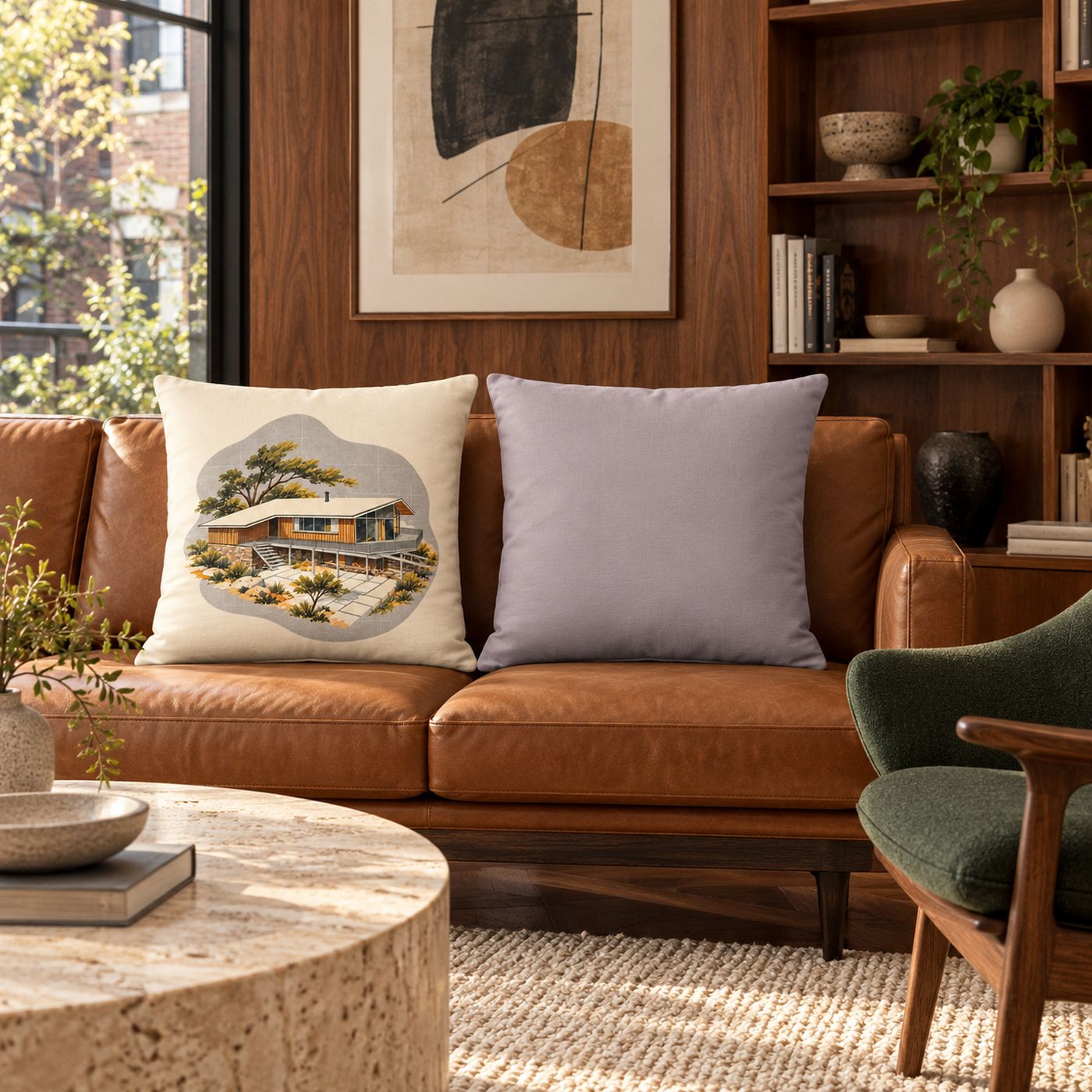 Suburbia "Mountain Modern" Premium Pillow